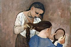 Pablo Picasso 1906 La Coiffure - New York Metropolitan Museum Of Art